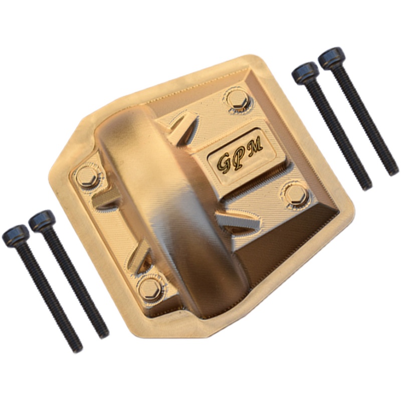 BRASS FRONT/REAR GEARBOX COVER SCX6012AX FOR AXIAL 1/6 SCX6 4WD JEEP JLU WRANGLER AX105000T1